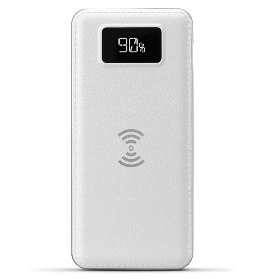 233002 ÜZÜMLÜ 10.000 MAH BEYAZ WİRELESS POWERBANK