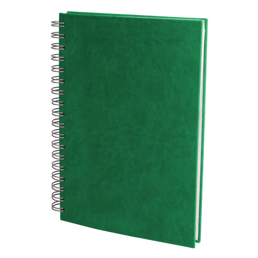 306810 ALTINDAĞ YEŞİL KARELİ SPİRALLİ TARİHSİZ DEFTER (17X24 CM)