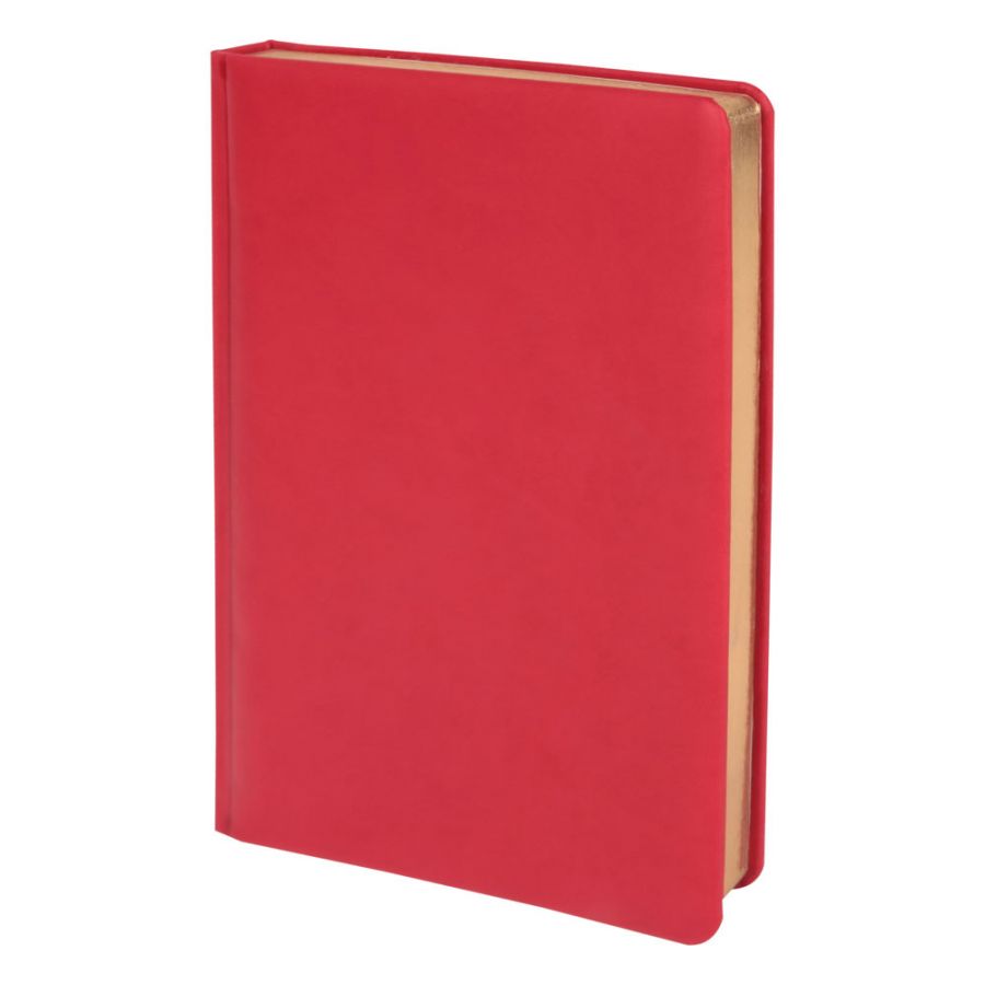 307061 ŞAŞMAZ KIRMIZI-ALTIN KENAR YALDIZLI DEFTER (17X24 CM)