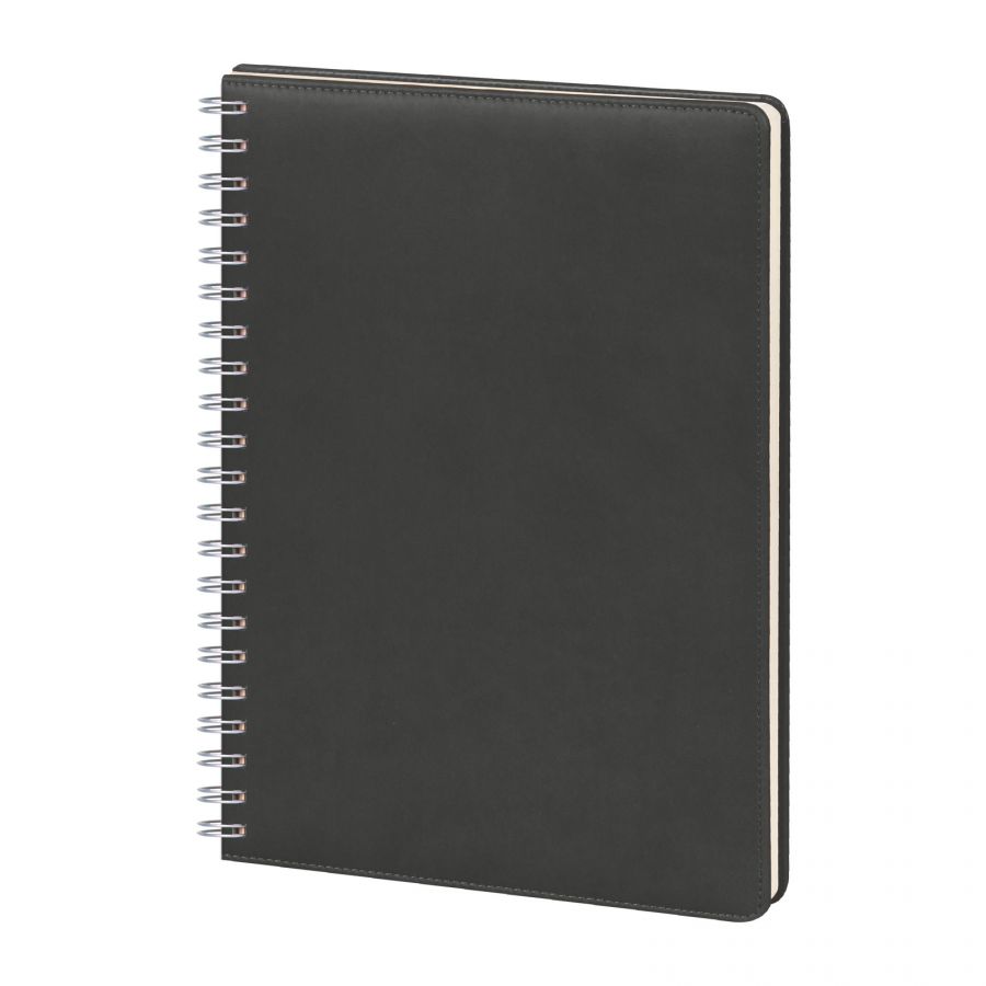 311501 GİMAT SİYAH TARİHLİ SPİRALLİ GÜNLÜK AJANDA (20X28 CM)