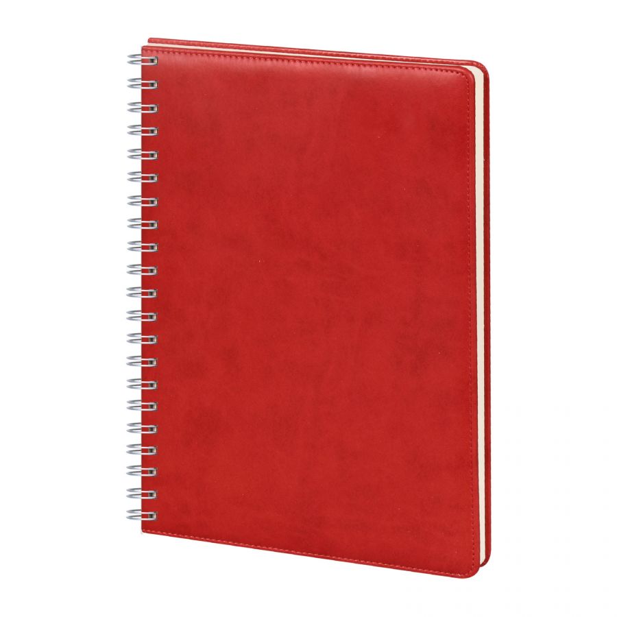 311504 GİMAT KIRMIZI TARİHLİ SPİRALLİ GÜNLÜK AJANDA (20X28 CM)