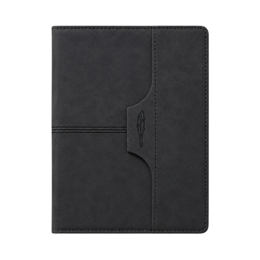 312101 ATAKULE SİYAH TARİHSİZ DEFTER (15X21 CM)