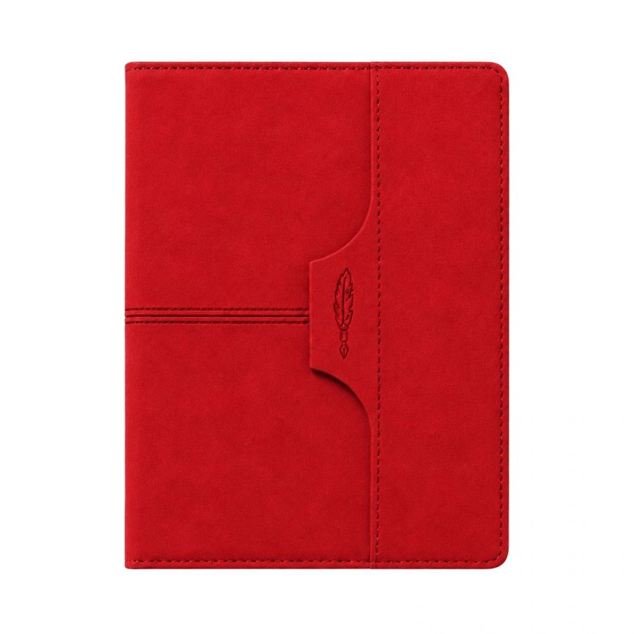 312104 ATAKULE KIRMIZI TARİHSİZ DEFTER (15X21 CM)