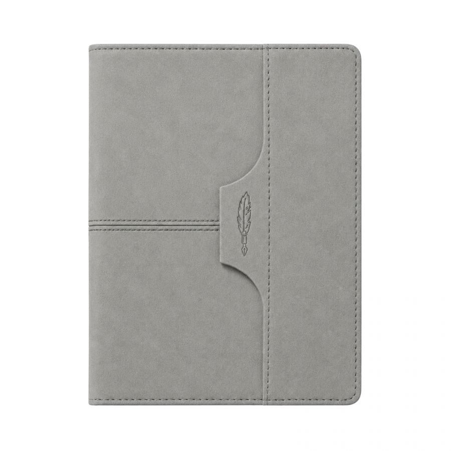 312122 ATAKULE GRİ TARİHSİZ DEFTER (15X21 CM)