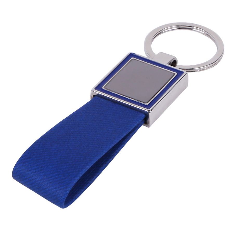 475205 BEYSEKİ LACİVERT METAL - DERİ ANAHTARLIK