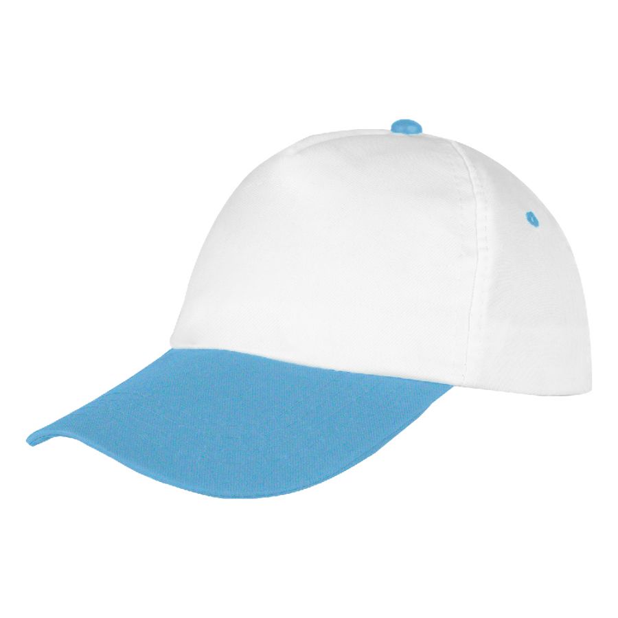 489438 PAPATYA BEYAZ-TURKUAZ POLYESTER ŞAPKA