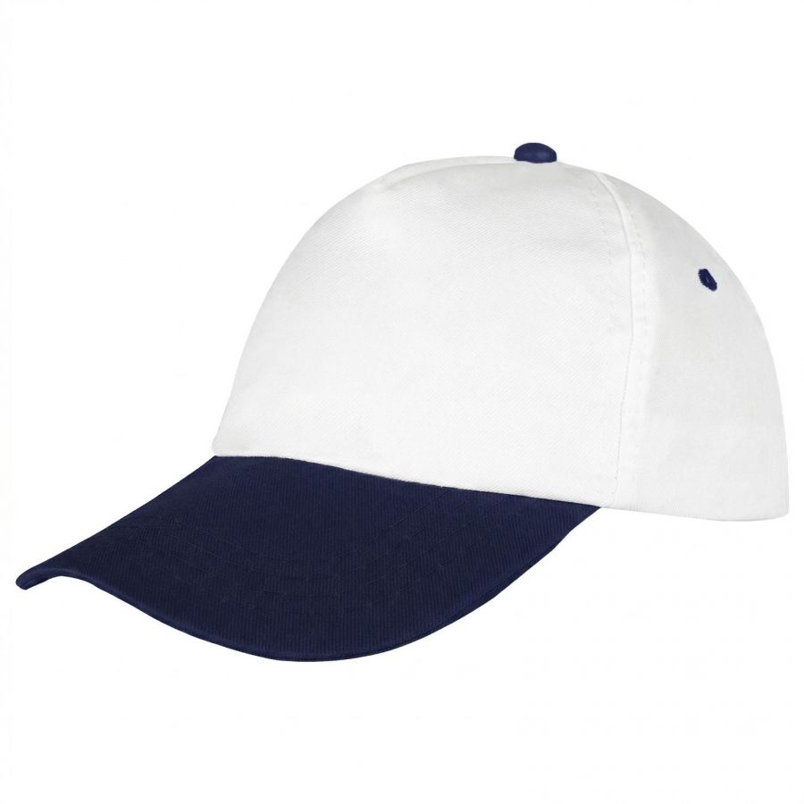 489441 PAPATYA BEYAZ-LACİVERT POLYESTER ŞAPKA