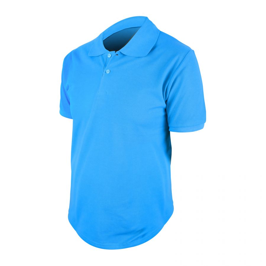 498503-M BEGONYA MAVİ M POLO YAKA TİŞÖRT
