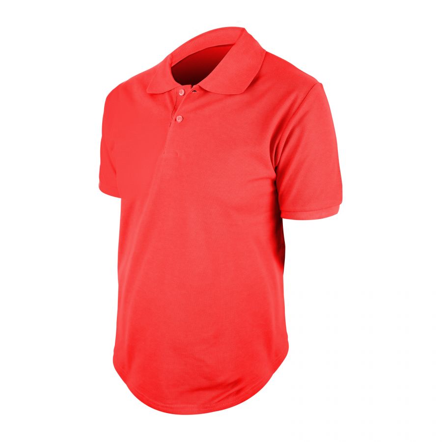498504-L BEGONYA KIRMIZI L POLO YAKA TİŞÖRT