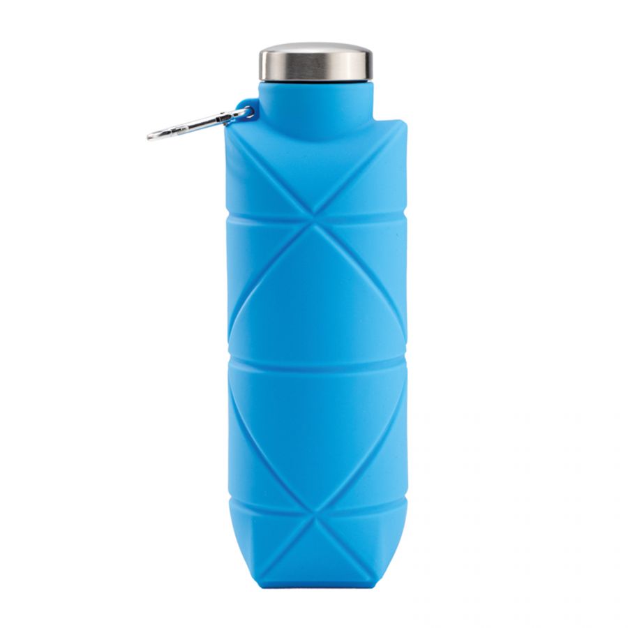 794005 AYDENİZ MAVİ 700 ML KATLANABİLİR SİLİKON MATARA