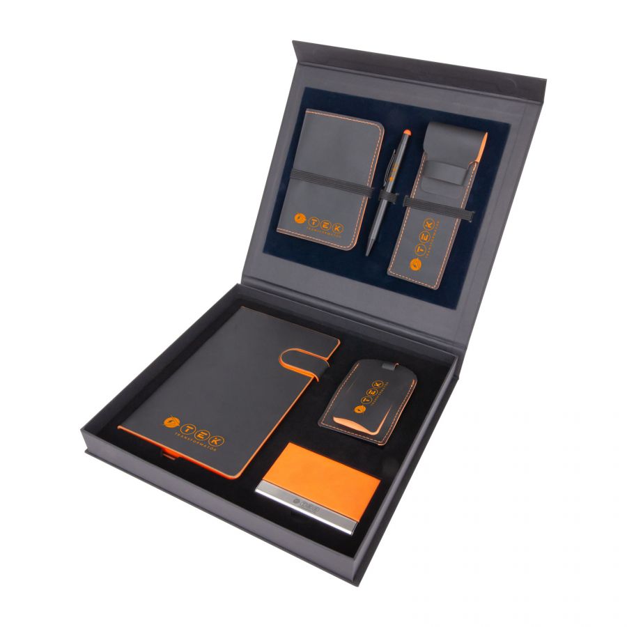 932016 DİKİLİTAŞ TURUNCU HEDİYELİK SET