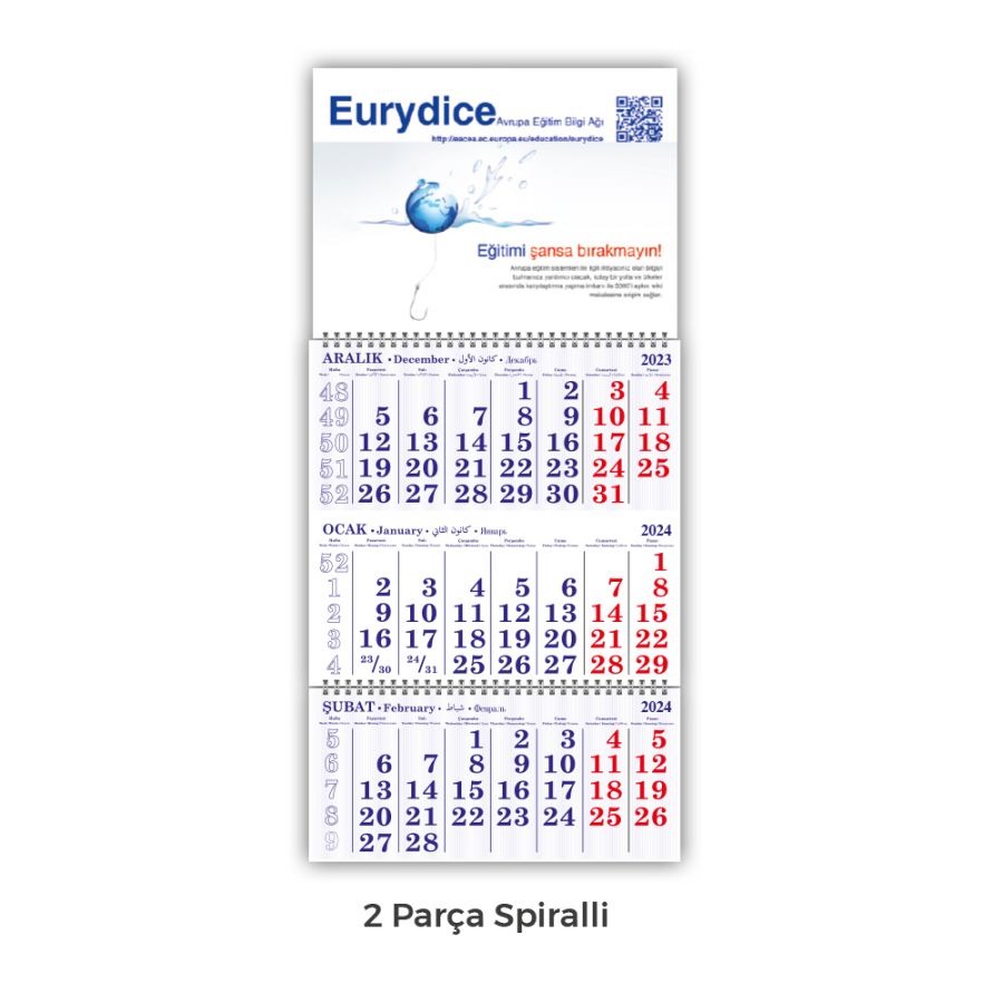 ALA-03-2P ALA-03 2 PARÇA SPİRALLİ GEMİCİ TAKVİMİ
